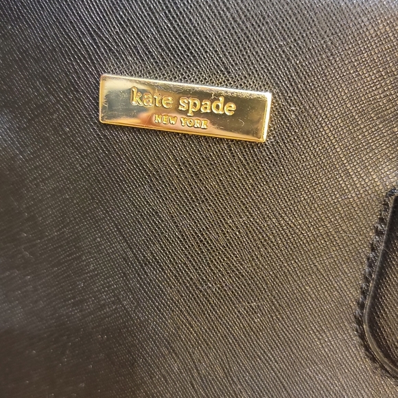 ***SOLD***Kate Spade Black Satchel Leather Handbag - Picture 2 of 5